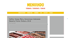 Desktop Screenshot of menuindo.com